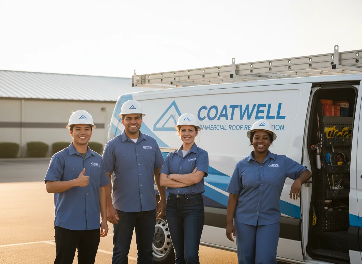 Commercial roof coating company in Creston, NC